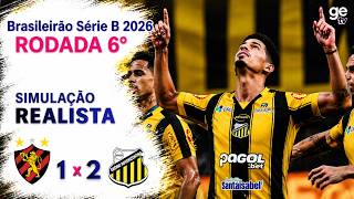 Sport x Novorizontino | Brasileirão Série B SUPERBET 6ª RODADA | Simulação Realista Gogosz Patch