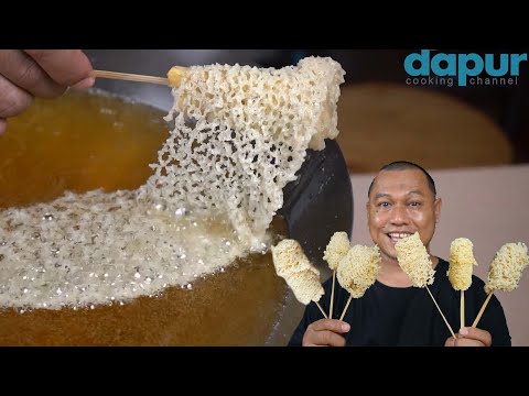 Pisang kremes krispinya bikin ketagihan, satu tusuk jual 2K rela antri 2 jam