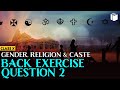 Question 2 | Back Exercise | Gender, Religion & Caste | Chapter 4 - Civics | Class 10 | PuStack