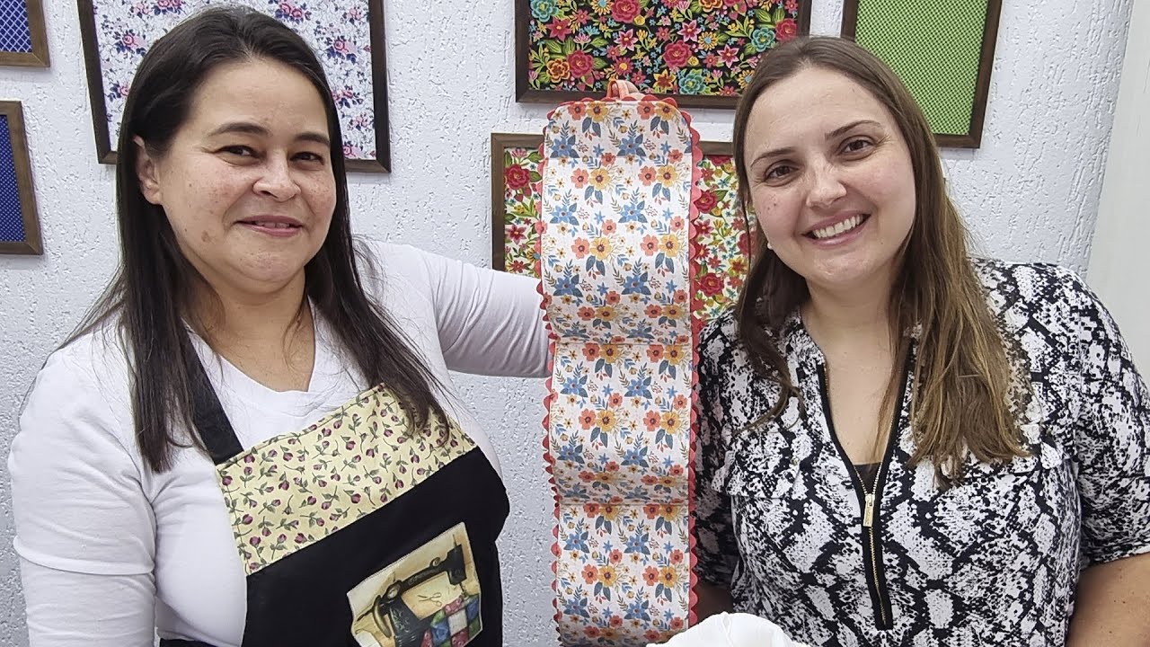 PORTA PAPEL HIGIÊNICO DE TECIDO - PASSO A PASSO