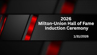 2026 Milton-Union Hall of Fame Inductions