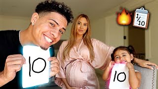 AUSTIN AND ELLE RATE MY PREGNANCY OUTFITS!!!
