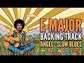 Angel Jimi Hendrix Style Backing Track Jam in E | Slow Blues | Chord Changes | PURE MAGIC!