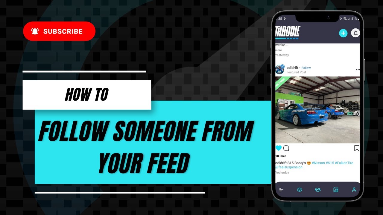 How to Follow Someone From Your Feed | Throdle App Tips