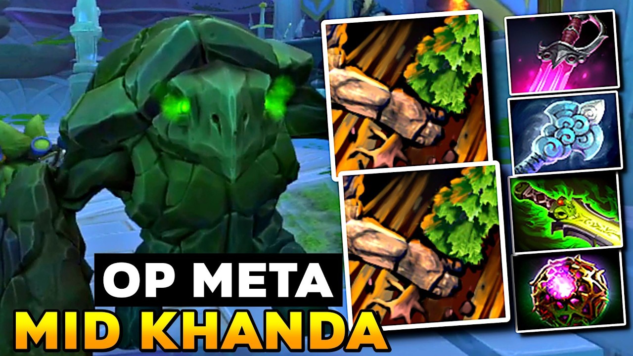 Сборка для Кханды на миду, режим охоты за комбо, демонстрация меты OP - геймплей профессиональных...