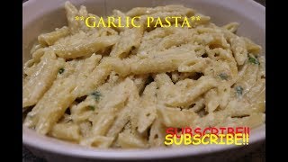 simple garlic pasta!!