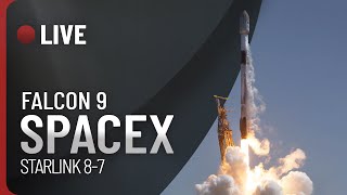 REPLAY LIVE 🔴 LANCEMENT FALCON 9 DE SPACEX : STARLINK 8-7 (FR) !