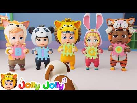 Adoráveis ​​amigos animais | Bingo, Cinco Patinhos | Jolly Jolly - Músicas Infantis em Português