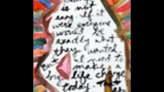 Julie Fei-Fan Balzer demonstrates simple art journaling on Scrapbook Soup (110-1)