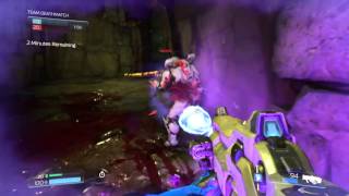 DOOM Beta gameplay Quad Damage Killstreak (Team Deathmatch)