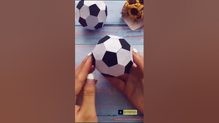 DIY How Make Soccer Ball With Paper #shorts