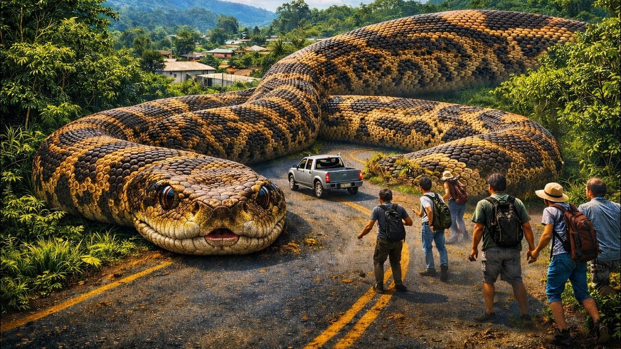 Ye Jungle Jahan Koi Zinda Nahi Bachta 😨 | Giant Anaconda Horror Movie Explained in Hindi & Urdu