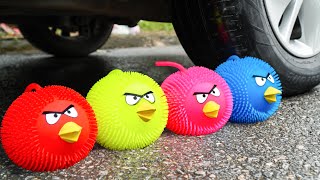 Crushing Crunchy &amp; Soft Things by Car! Experiment Car vs M&amp;M &amp; Balloon Slime | Crunchy Car