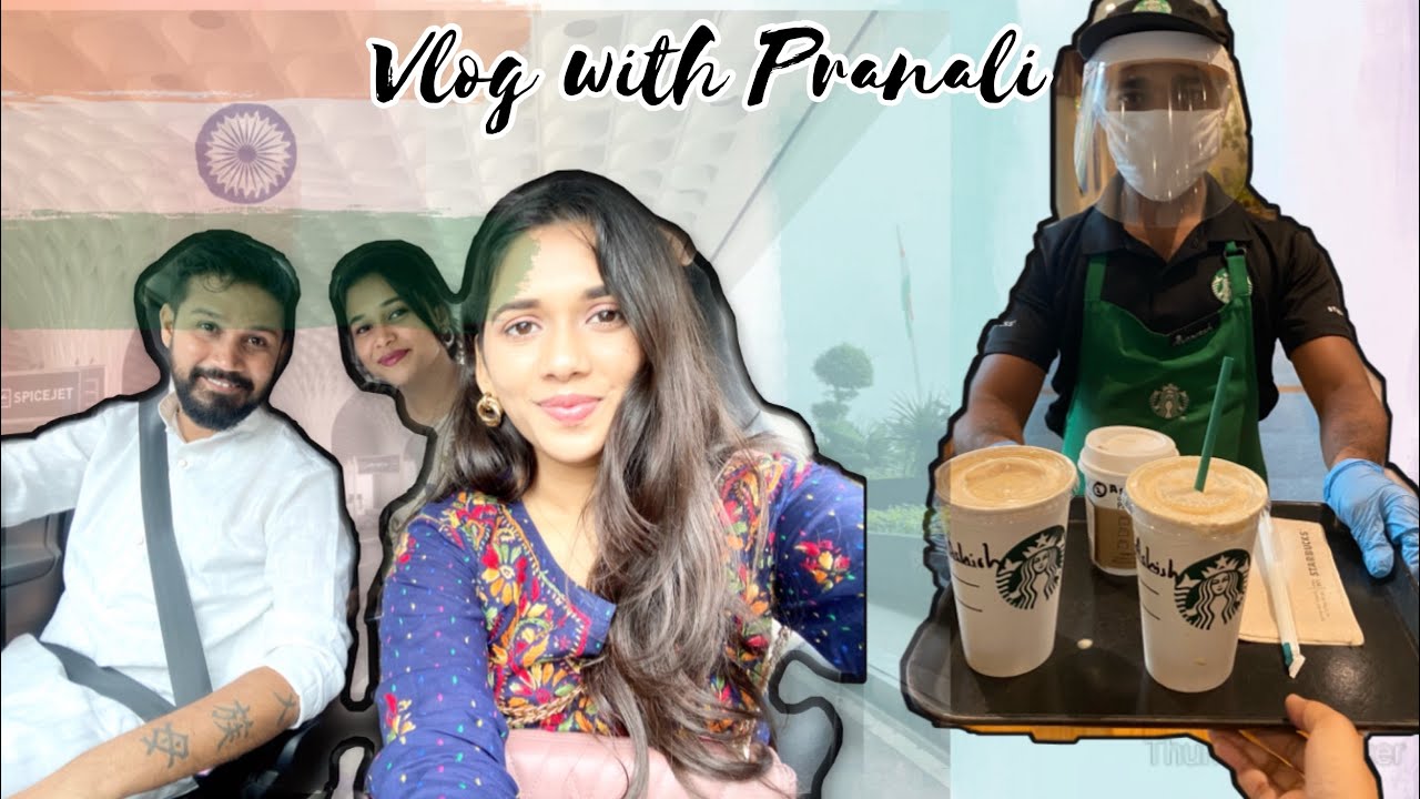 Vlog || 74th Independence Day || Visiting Airport & Starbucks After 4 Months || Study Desk Tour