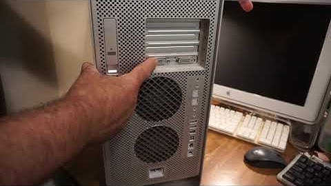The PowerMac G5 Tower