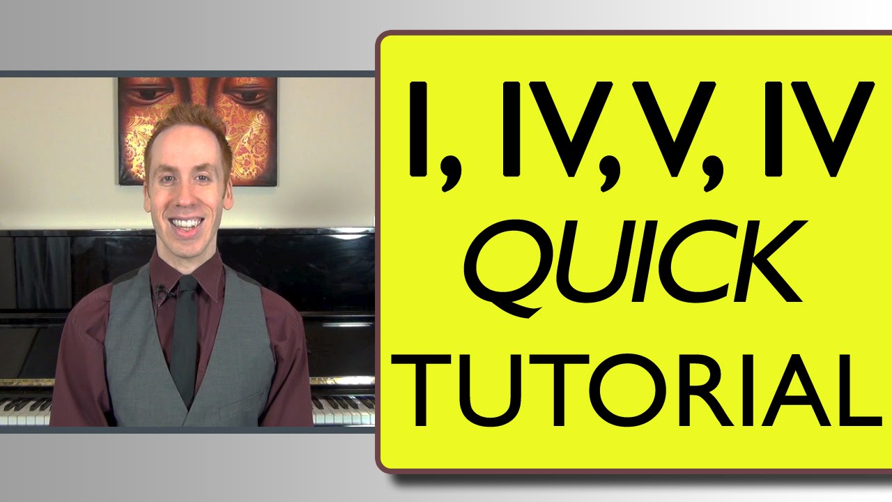 Piano Chord Progressions I Iv V Iv Quick Tutorial Youtube