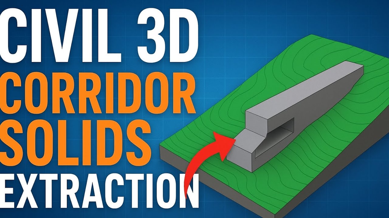 How to Extract Corridor Solids in Civil 3D | CIVIL3D Basics - YouTube