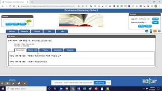Reserving a book in Atriuum by BookSystems