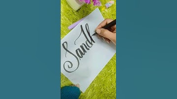 Sandhya name calligraphy😇#trending #youtubeshorts #love