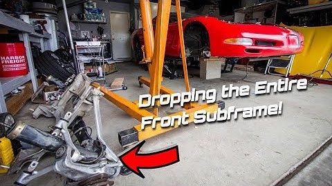 Dropping the Subframe and Replacing the Harmonic Balancer on my C5 Corvette!