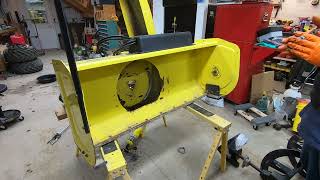 John Deere 47 Snow Blower Maintenance: Part 1 - Tear Down and Flapper Mod