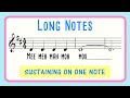 Sustain Vocal Exercise - How to Sing Long Notes - Mee Mah Mah Moh Moo