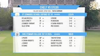 Cheltenham College 1st XI 2024 v St Edwards School Oxford 1st XI