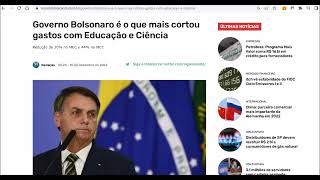 CORTE DE VERBAS NA EDUCAÇÃO DURANTE OS GOVERNOS FHC, LULA, DILMA, TEMER E BOLSONARO [COMPARAÇÃO]