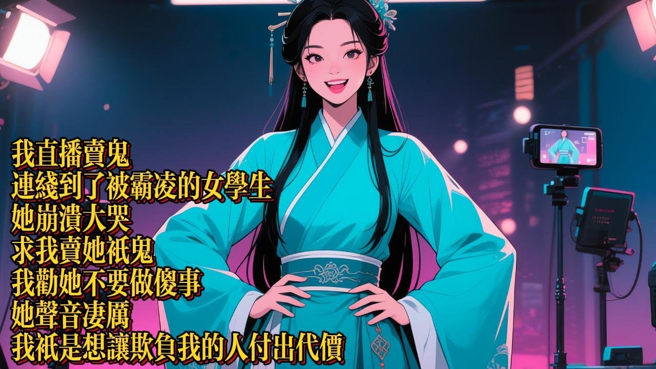 陰商，第二集，我直播賣鬼，連線到了被霸凌的女學生，她崩潰大哭求我賣她只鬼，我勸她不要做傻事，她聲音淒厲我只是想讓欺負我的人付出代價|恐怖動漫|懸疑動漫|虐心動漫