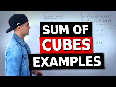 MHF4U (Grade 12 Advanced Functions) - Sum and Differences of Cubes Example 2