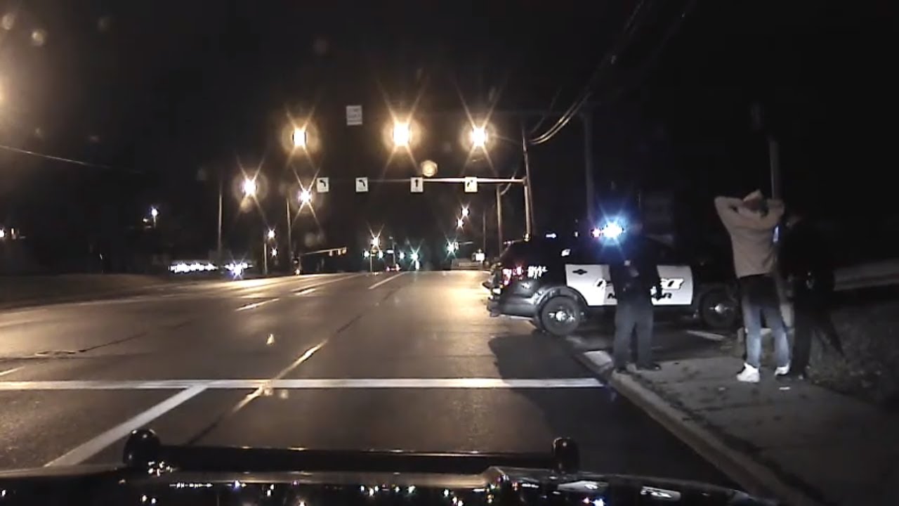 Cops give drunk guy a ride home. (Police Dashcam of my Copwatch)