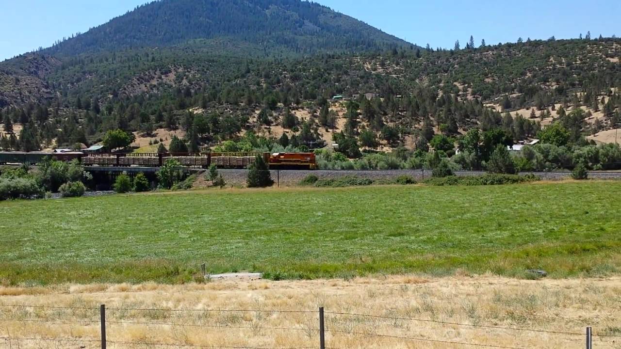 Central Oregon & Pacific Railroad south of Hornbrook, CА YouTube