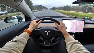 Tesla Model 3 2019 Standard Range Plus 239Kw 4K Pov Test Drivereview