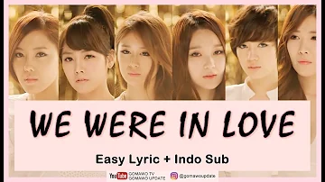 Easy Lyric T-ARA & DAVICHI - WE WERE IN LOVE by GOMAWO [Indo Sub]