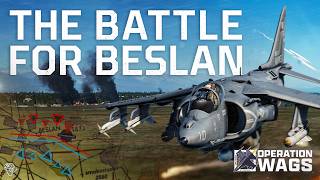 DCS Operation Wags Battle for Beslan Airfield | AV8B HARRIER