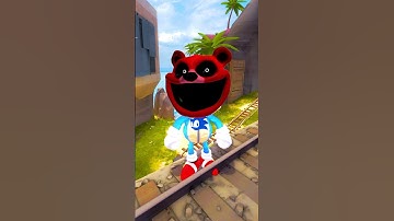 GUESS REAL HEAD OF SONIC POPPY PLAYTIME SMILING CRITTERS IN GARRY