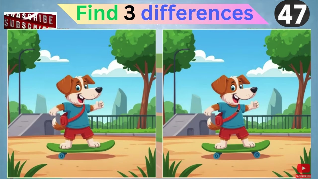 Find 3 differences | How sharp your mind | Test your brain