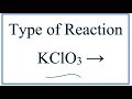 Decomposition Reactions and Characteristics