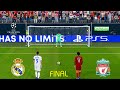 Champions league 2022 final  real madrid vs liverpool  penalty shootout  efootball pes gameplay