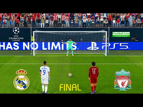 Champions League 2022 Final | Real Madrid Vs Liverpool | Penalty Shootout | eFootball PES Gameplay