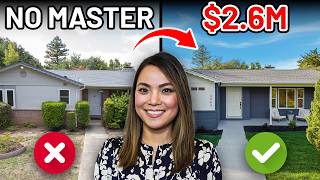 We sold this fixer upper for $2.6 Million (It had no Master Bedroom)