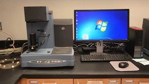 Setting up the TA Instruments Q50 TGA software