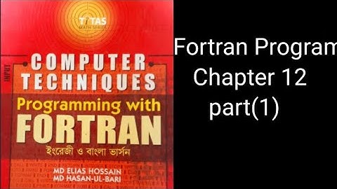 Statistical program Honours 2nd year chapter 12 Part(1)