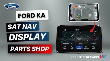 FORD KA Sat Nav Display Touchscreen Faulty? Spare Part Display & Tutorial, Models 2014 - 2023 FIX!