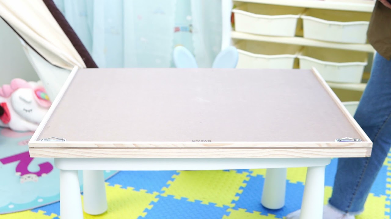Jigsaw Puzzle Table with Four Sliding Drawers - how to make a 1500-piece puzzle board