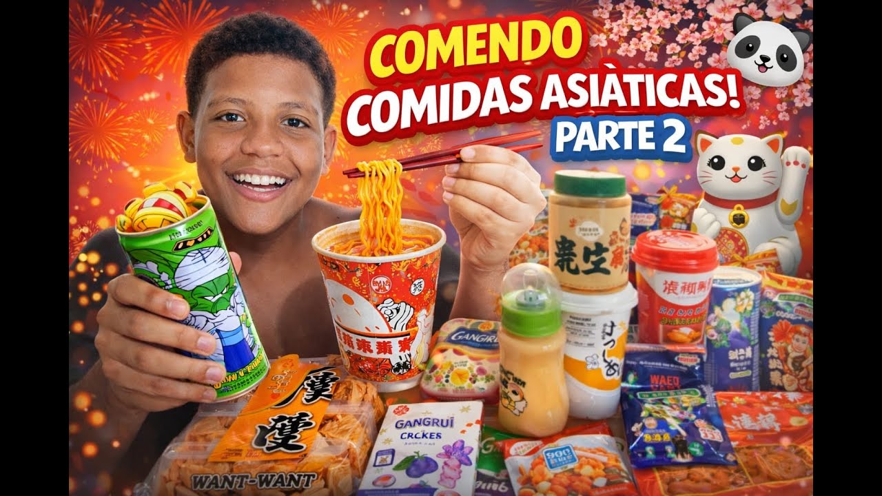 Provando Comidas Orientais (parte 2)