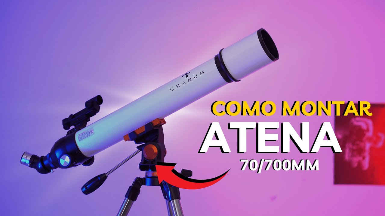 Desvende os Céus Noturnos com o Telescópio Refrator 70/700mm Atena