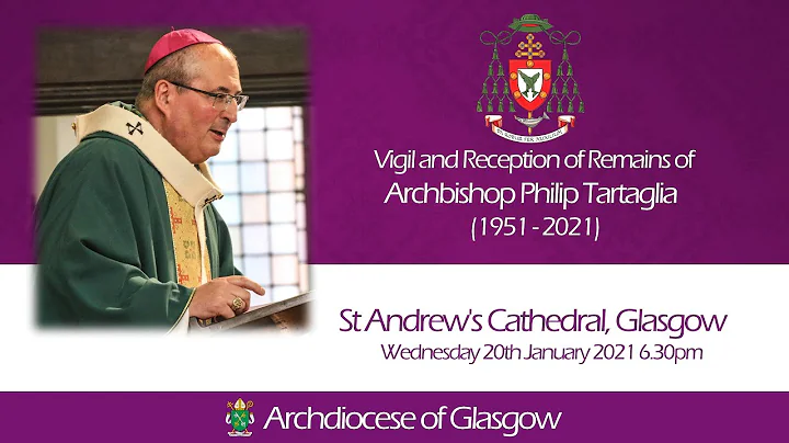 The Reception of the Mortal Remains of Archbishop ...