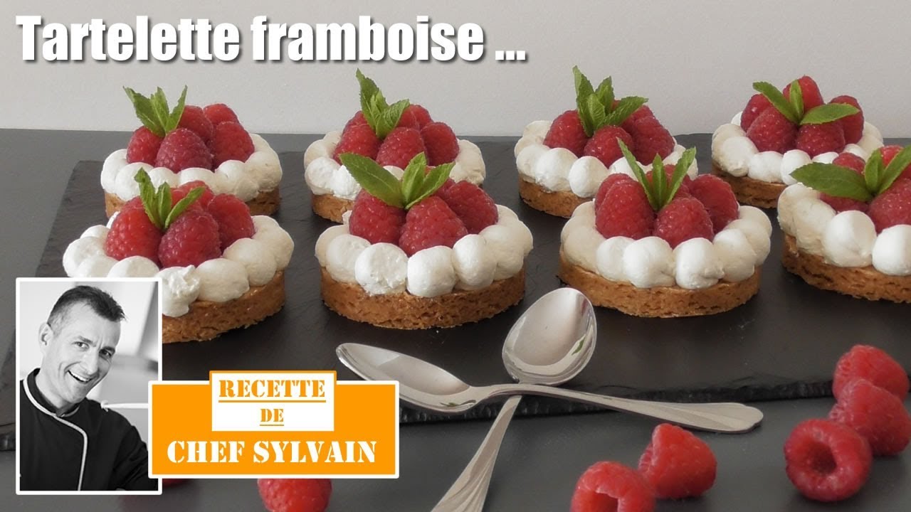 Tartelette framboise - Recette gourmande par Chef Sylvain