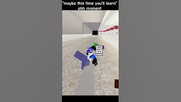 “maybe this time you’ll learn” ahh moment